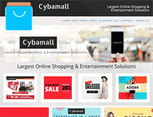 Tablet Screenshot of cybamall.com